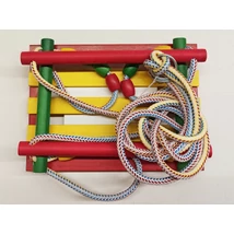 Lesena gugalnica, barvna rumeno/rdeča S-SPORT