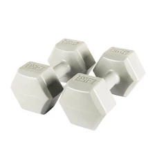 S-SPORT PVC enoročna utež, šesterokotna 2x4 kg