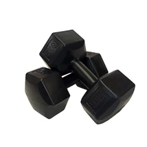 S-SPORT PVC enoročna utež, šesterokotna 2x5 kg