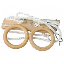 Otroški komplet za gol z obročem, lesen S-SPORT