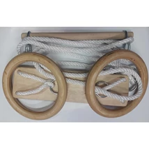 Komplet rogov z obročem za odrasle, les S-SPORT