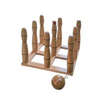 Set visečih kegljov, leseni S-SPORT ECONOMY - S-Sport.si