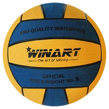 Vaterpolo, za odrasle, velikost 5, modro-rumena WINART