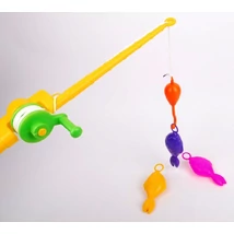 Ribiška palica s 3 ribami, plastična - 451