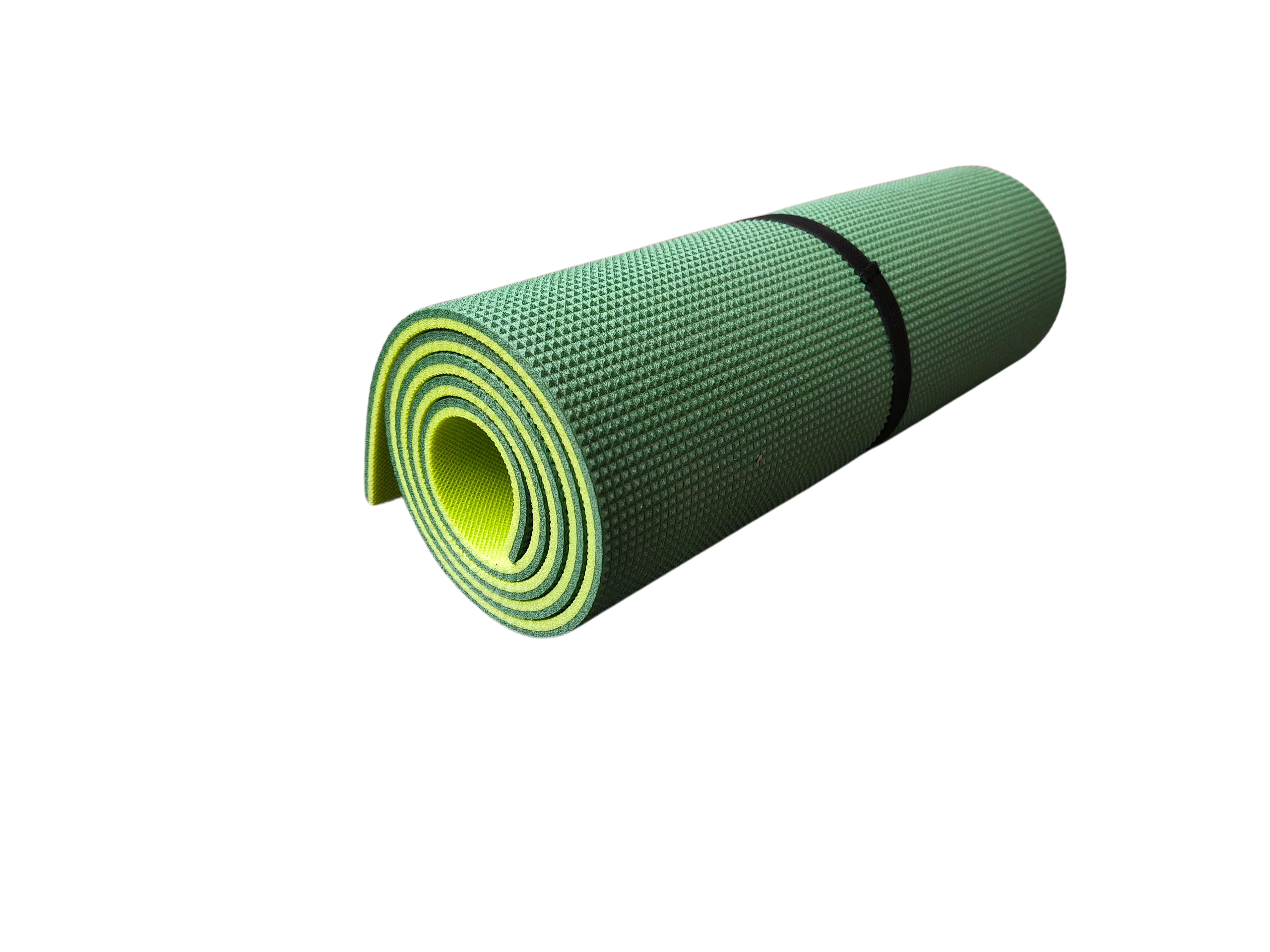 Polifoam podloga za kampiranje, dvoslojna, zeleno-zelenco