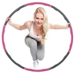 Slika 1/7 -Masažni hulahop/ obroč za vadbo, 100 cm SPRINGOS PINK - S-Sport