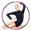 Slika 2/7 -Masažni hulahop/ obroč za vadbo, 100 cm SPRINGOS PINK -S-Sport