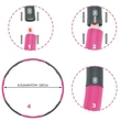 Slika 3/7 -Masažni hulahop/ obroč za vadbo, 100 cm SPRINGOS PINK -S-Sport