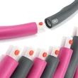 Slika 5/7 -Masažni hulahop/ obroč za vadbo, 100 cm SPRINGOS PINK -S-Sport