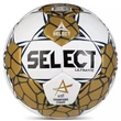 Slika 3/4 -Tekmovalna rokometna žoga Select Ultimate EHF Liga prvakov V24 bela/zlata velikost 2 - S-Sport.si