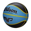 Slika 2/2 -Gumijasta košarkarska žoga, velikost 7, za zunanjo/notranjo uporabo - WILSON MVP 295 BLUE - S-Sport.si