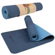 Slika 1/5 -Springos debela joga/fitnes podloga - Mornarsko modra-svetlo modra - S-Sport