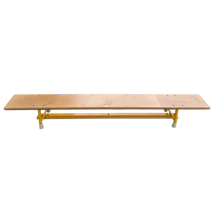 Gimnastična klop z kovinskimi nogami, 2 m, S-SPORT CLASSIC - S-Sport