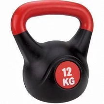 Utež - Kettlebell, plastika, 12 kg S-SPORT