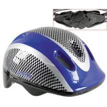 Zaščitna čelada velikosti M SPARTAN EASY BIKER BLUE