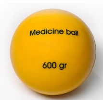Medicinska žoga iz PVC, gladka stena, 0,6 kg PLASTO