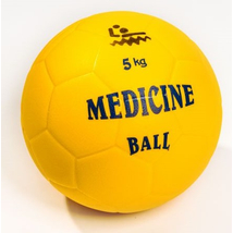 Medicinska žoga iz PVC, plavajoča v vodi, 5 kg PLASTO