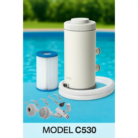 Cirkulacijska črpalka s papirnatim filtrom – Intex 26604 - S-Sport