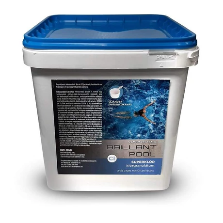 Super klor klorove granule, 5 kg BRILLANT POOL