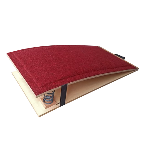 Garnitura bobnov, oblazinjena, prevlečena s filcem, s kolesi, kovinska vzmet S-SPORT Garnitura bobnov, oblazinjena, prevlečena s filcem, s kolesi, kovinska vzmet S-SPORT