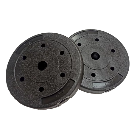 Obtežilni disk, vinil 2x5 kg S-SPORT 1667