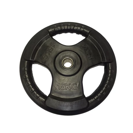 Obtežilni disk, 31 mm, gumiran, 15 kg S-SPORT