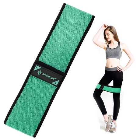 Springos elastični fitnes trak - Zeleni