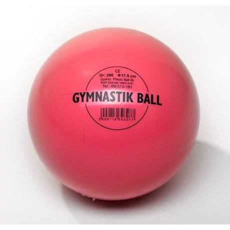 Gimnastična / ritmična žoga Roza 17,5 cm PLASTO