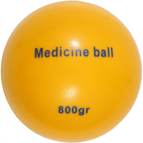 Medicinska žoga iz PVC, gladka stena, 0,8 kg PLASTO