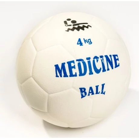 Medicinska žoga iz PVC, plavajoča v vodi, 4 kg PLASTO