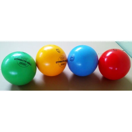 Gimnastična / ritmična žoga Bela 19 cm PLASTO