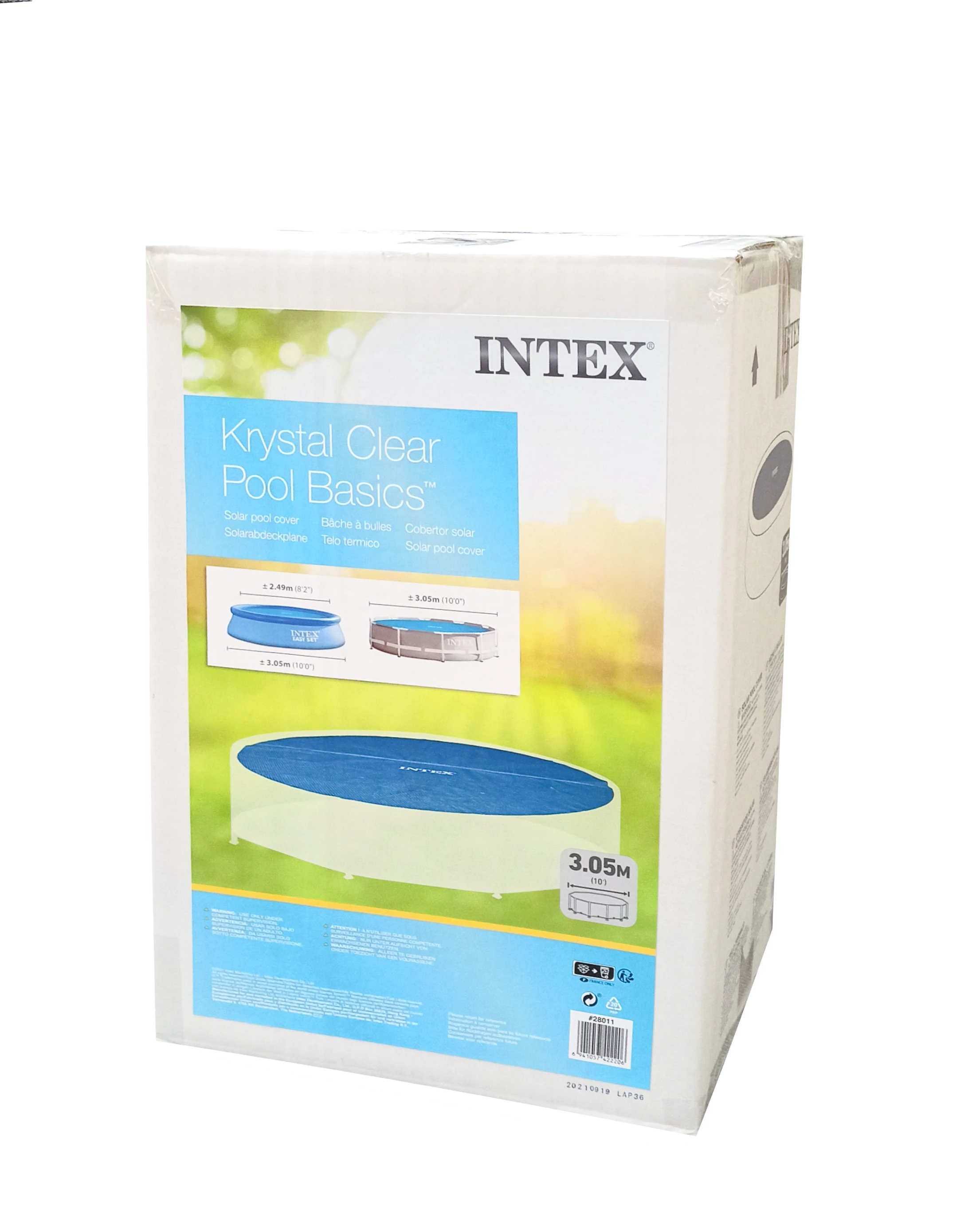 Solarno pokrivalo za 305 cm bazene Easy in Frame - INTEX 28011