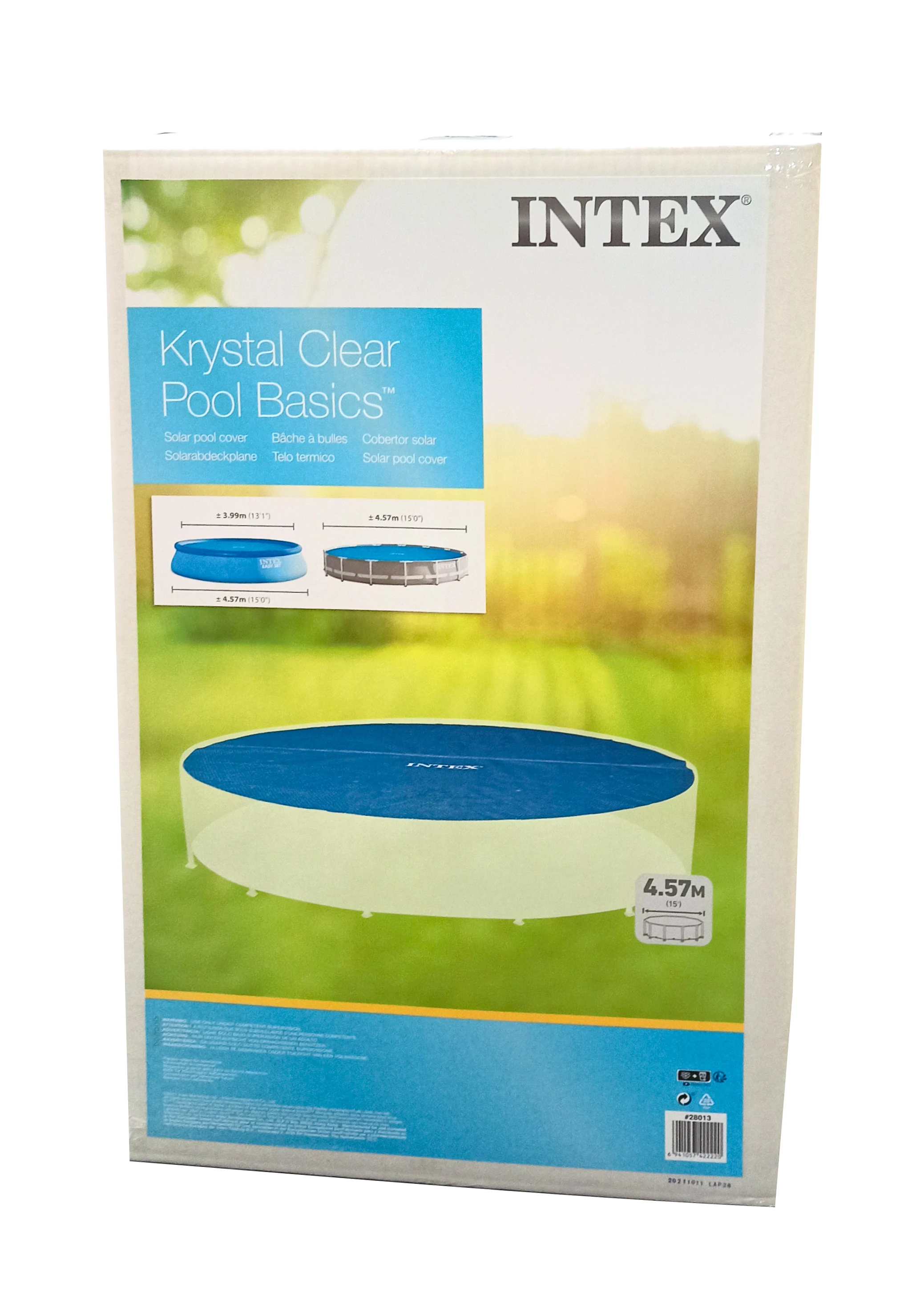 Solarno pokrivalo za bazene Easy in Frame s premerom 457 cm - INTEX 28013