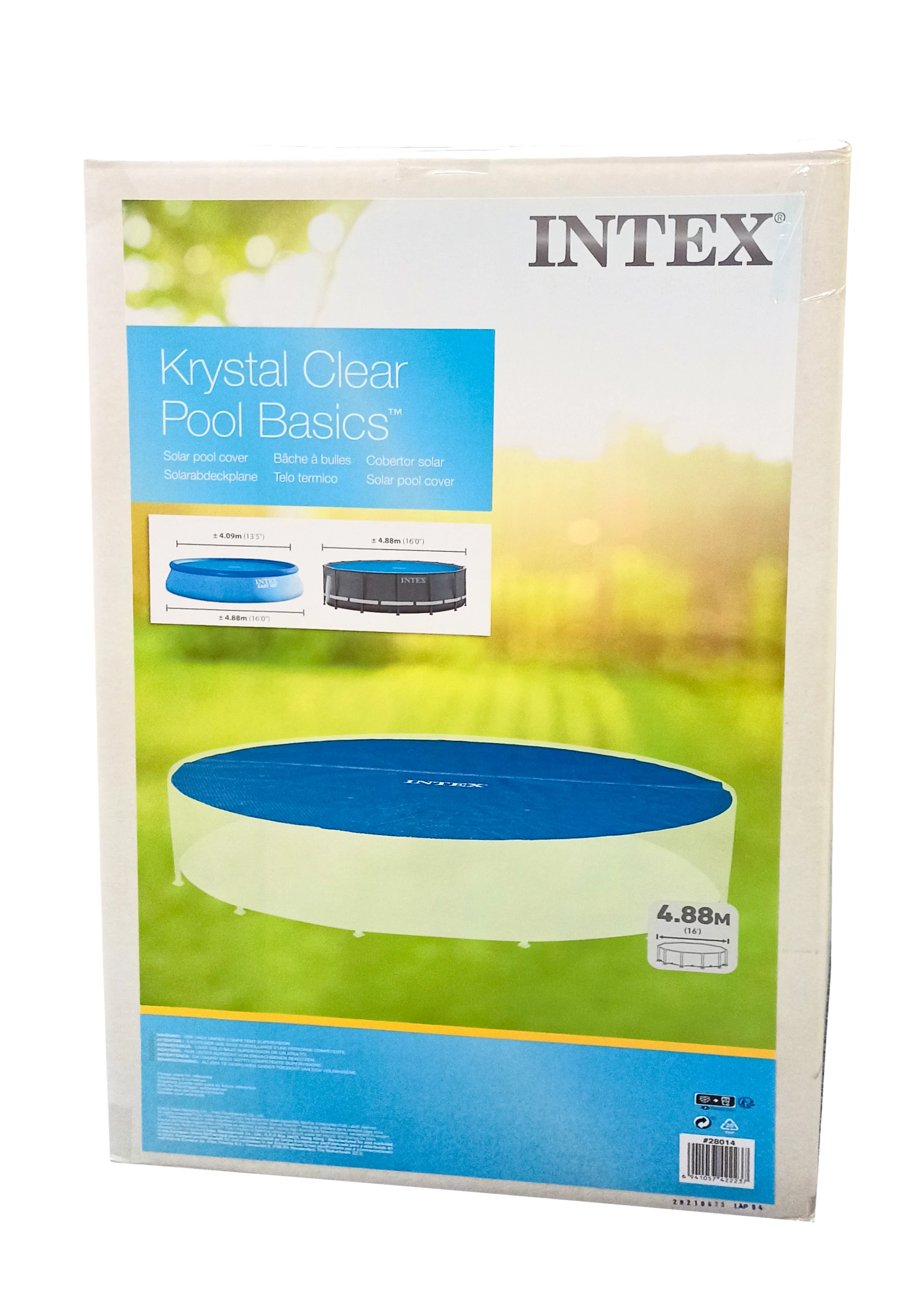 Solarno pokrivalo za bazene Easy in Frame 488 cm - INTEX 28014