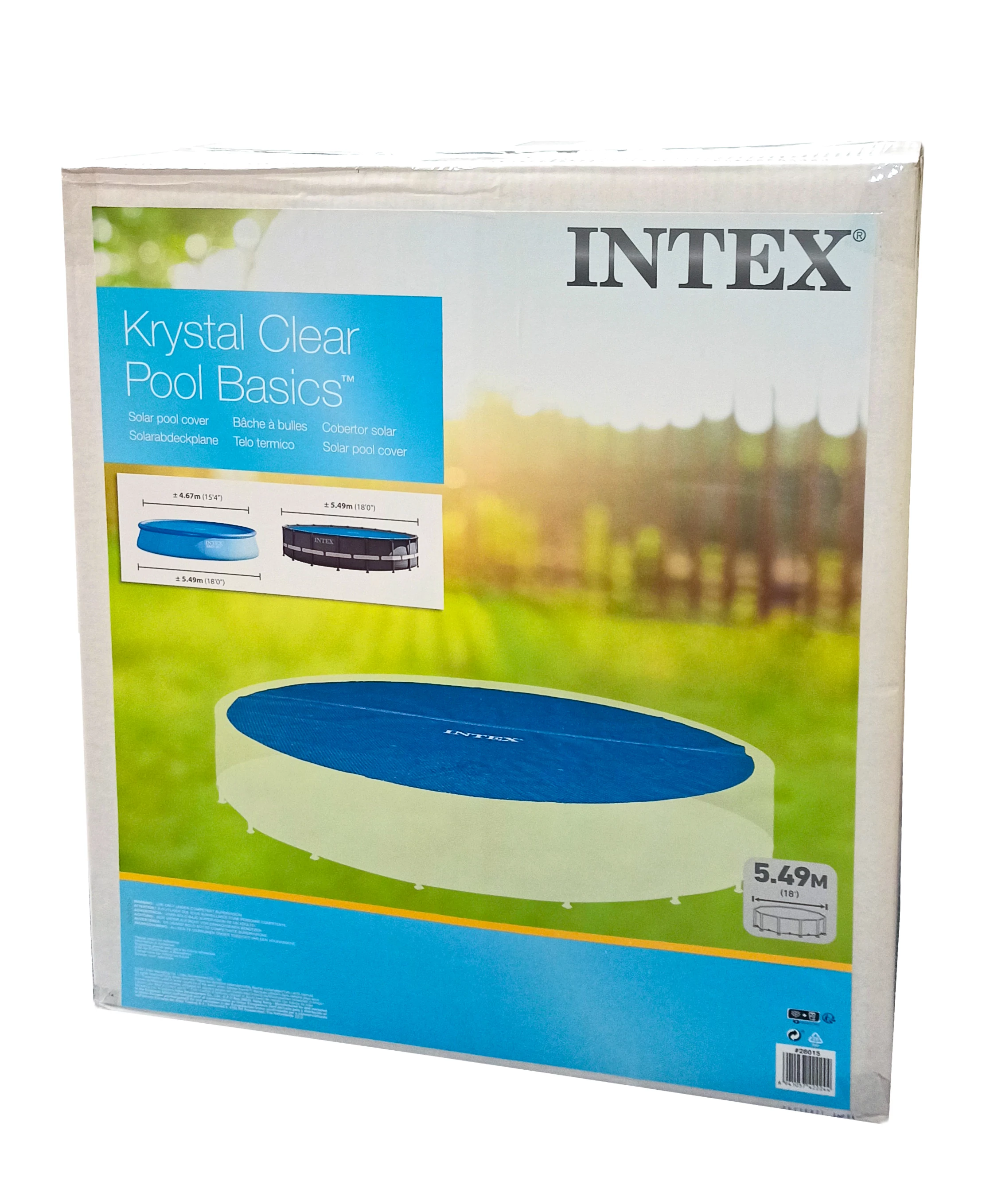 Solarno pokrivalo za bazene Easy in Frame 549 cm - INTEX 28015