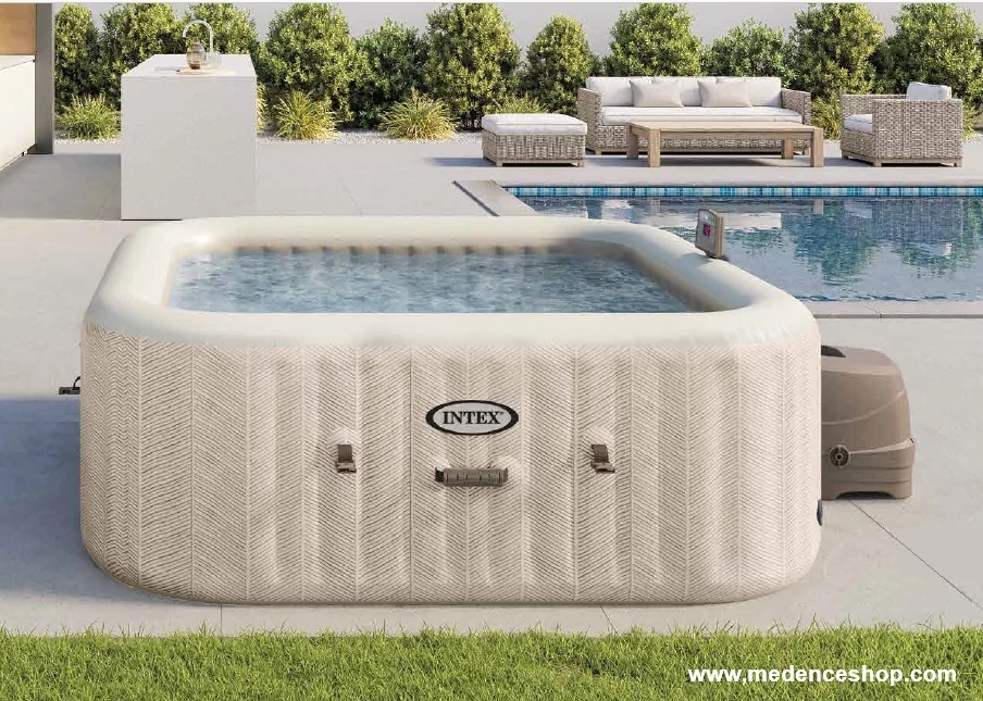 Masažni bazen, za 6 oseb Mobilni Jacuzzi PureSpa Chevron Deluxe INTEX 28472