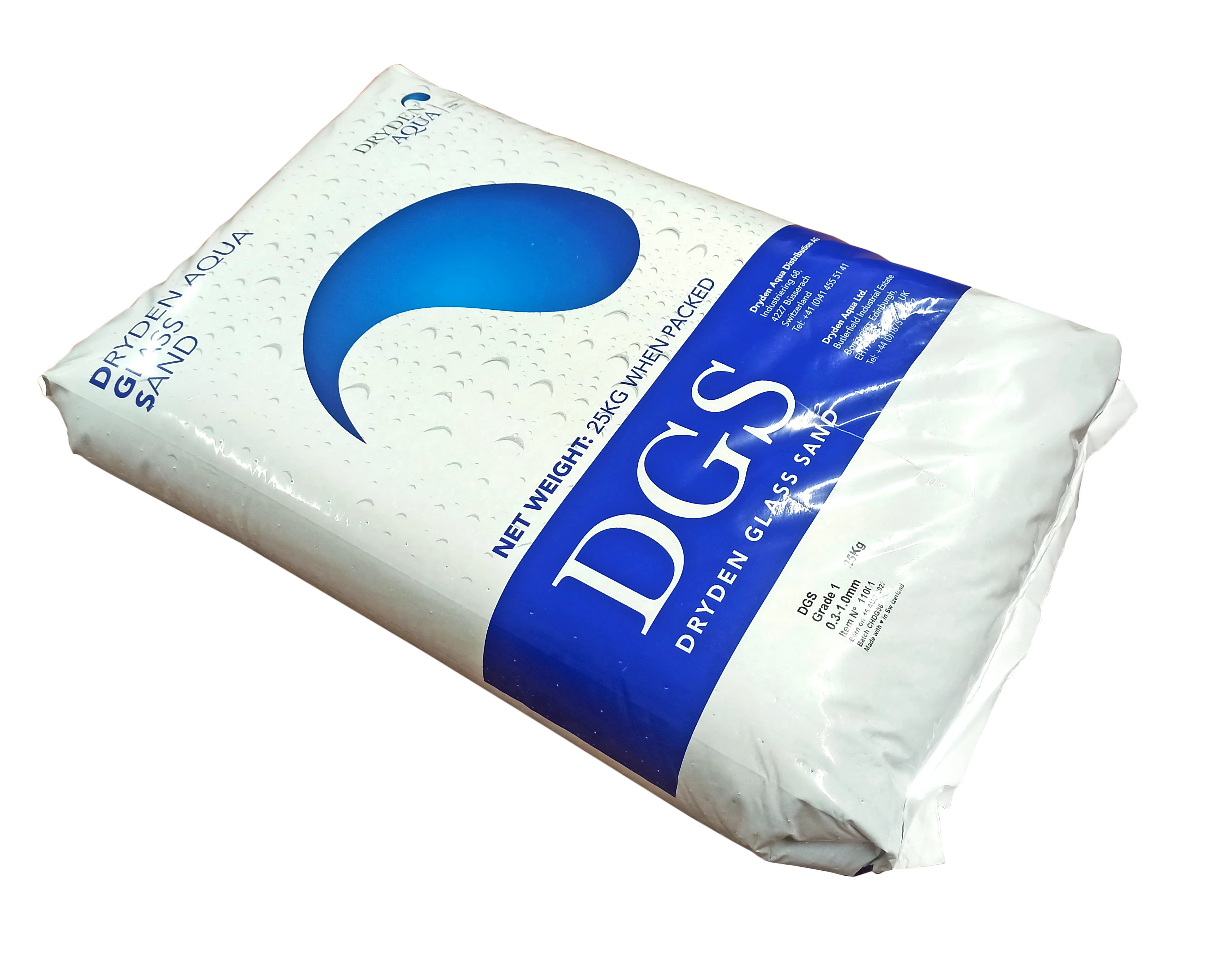 Stekleni filter za peščeni filter, 25 kg DGS