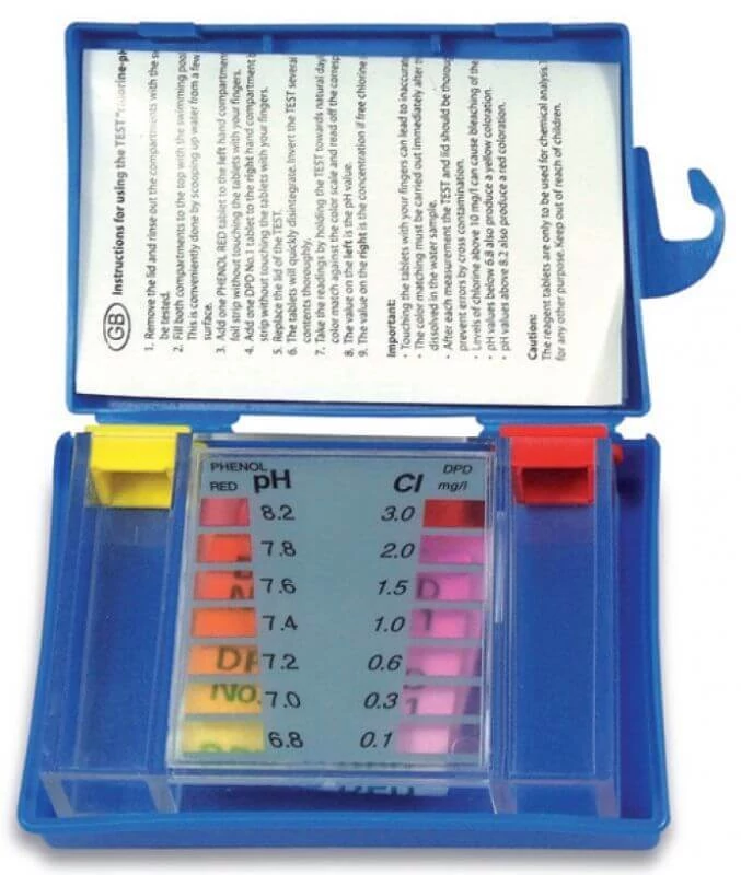 TESTER ZA TABLETE ZA MERJENJE CL IN PH
