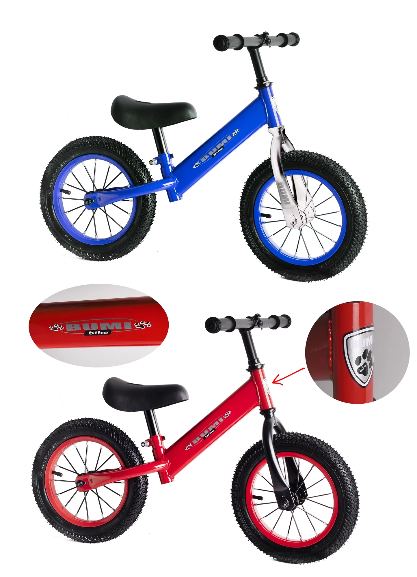 Jekleno učno kolo BUMI BLUE