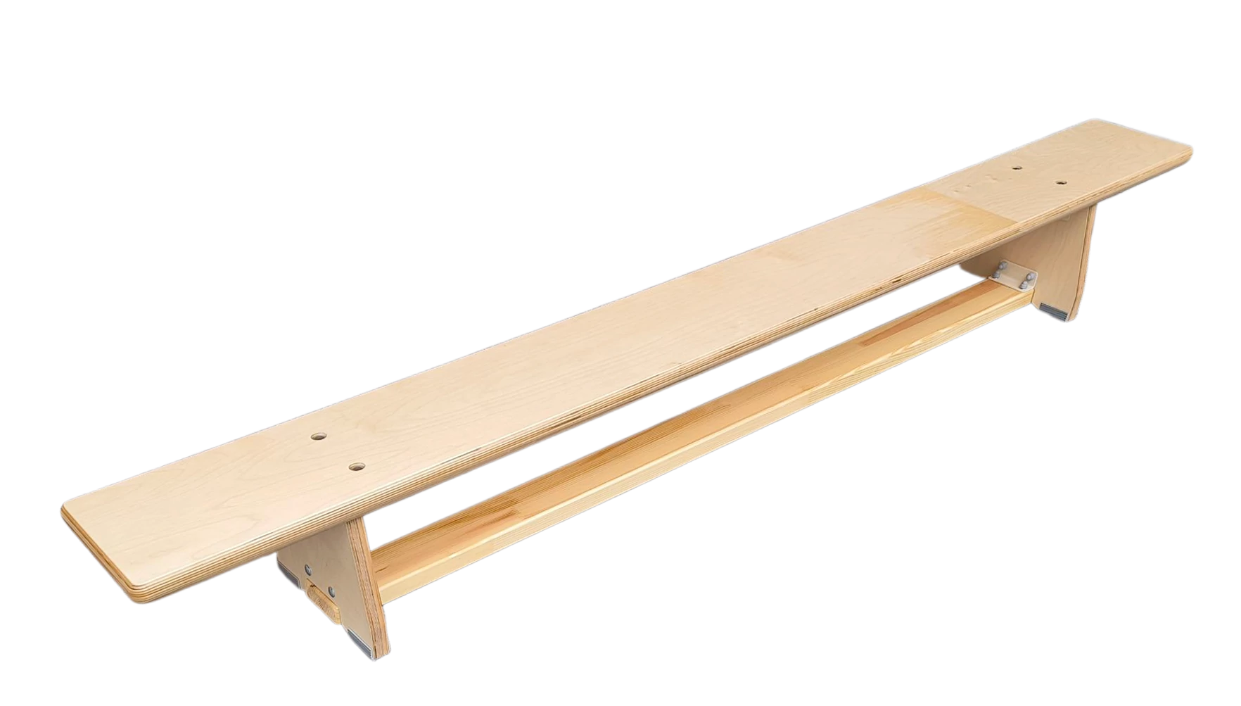 Gimnastična klop z lesenimi nogami, 2 m – S-SPORT CLASSIC