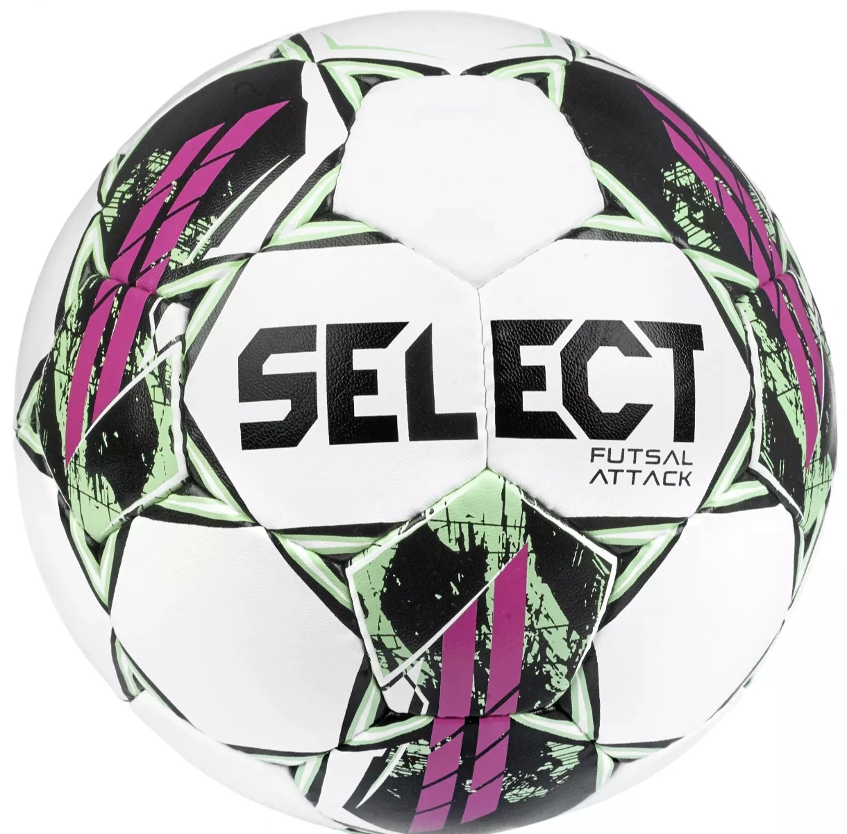 Futsal žoga SELECT ATTACK V22 WHITE/PINK