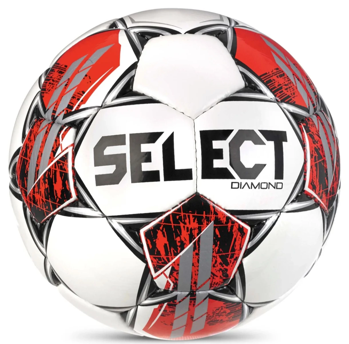 Nogometna žoga, velikost 4 SELECT DIAMOND V23 WHITE/RED