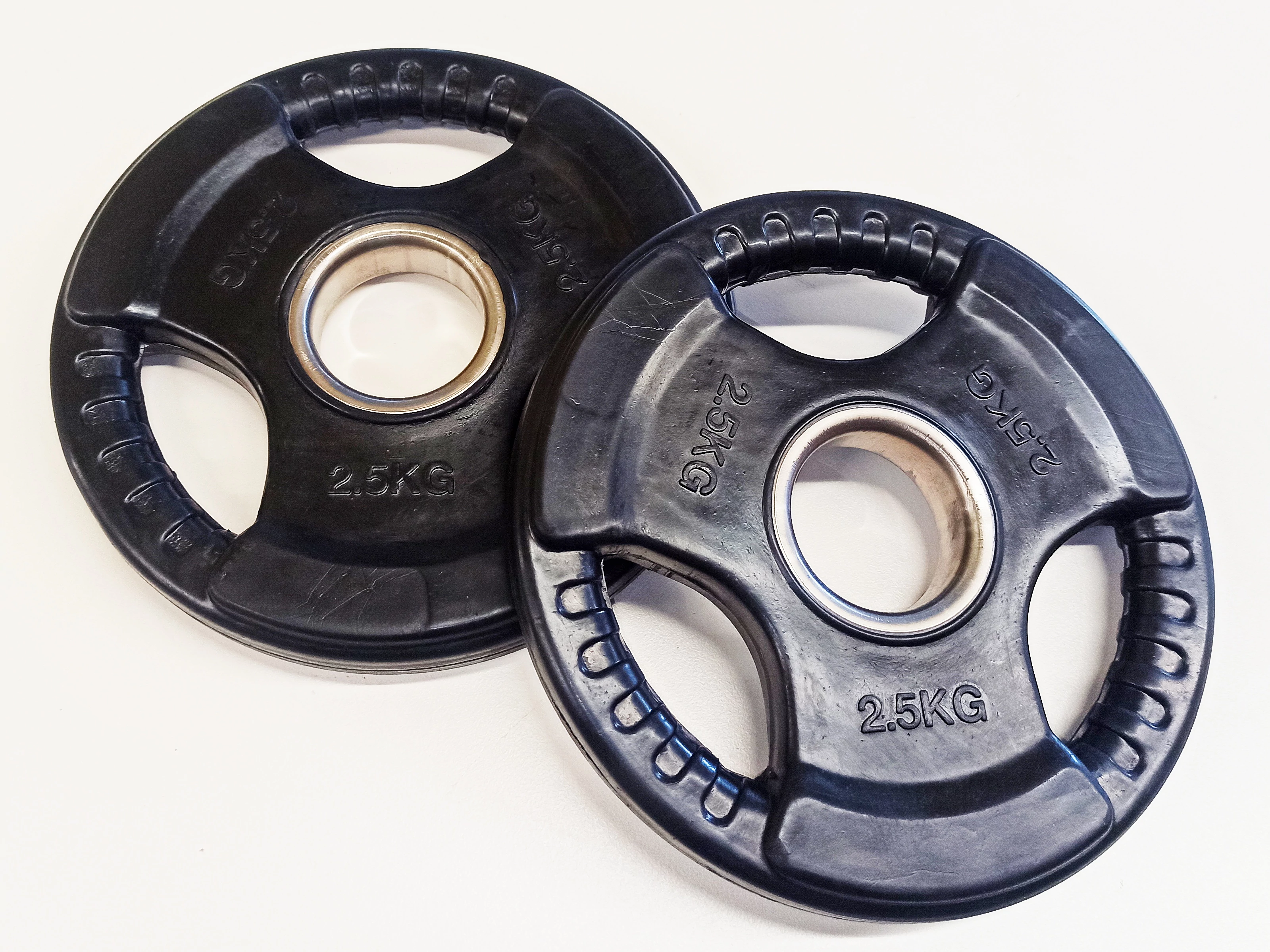 Gumiran disk za uteži, 51 mm - 2x2,5 kg S-SPORT