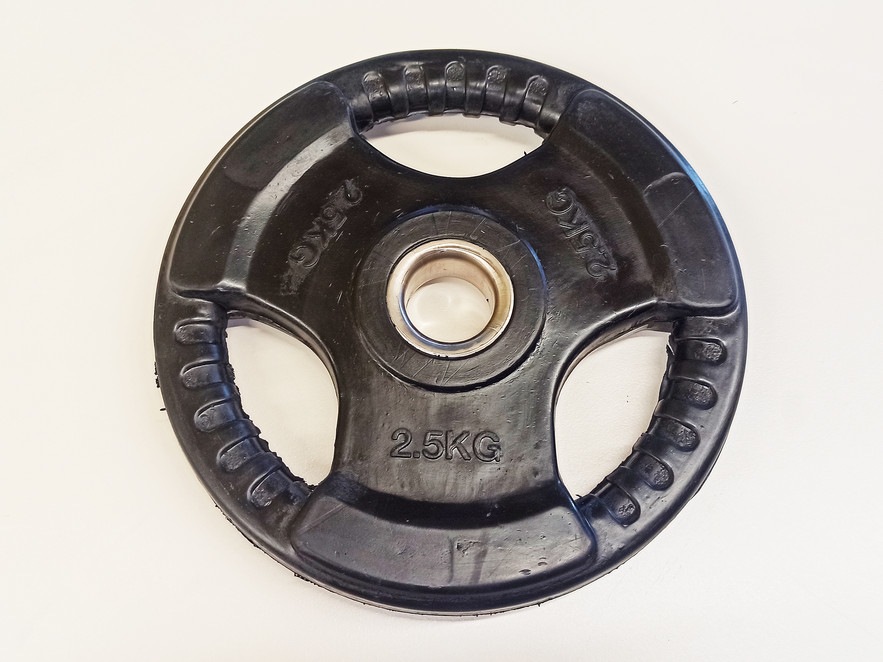 Obtežilni disk, 31 mm, gumiran, 2,5 kg S-SPORT