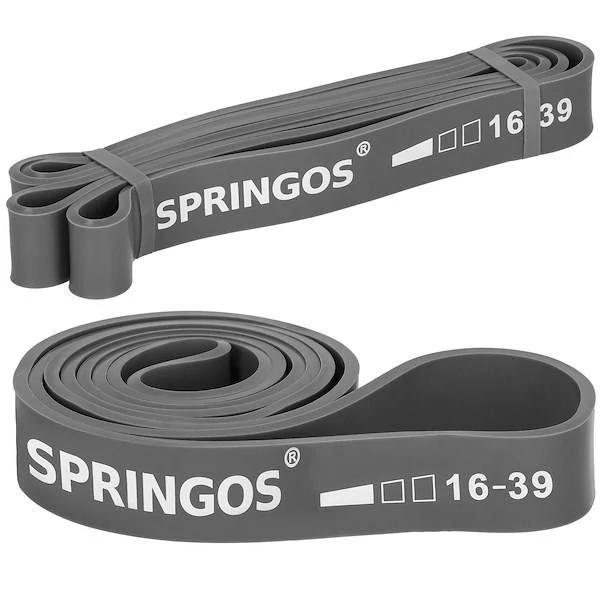 Trak za moč (Agility) (fitnes zanka / trak za upor), 32 mm - SPRINGOS