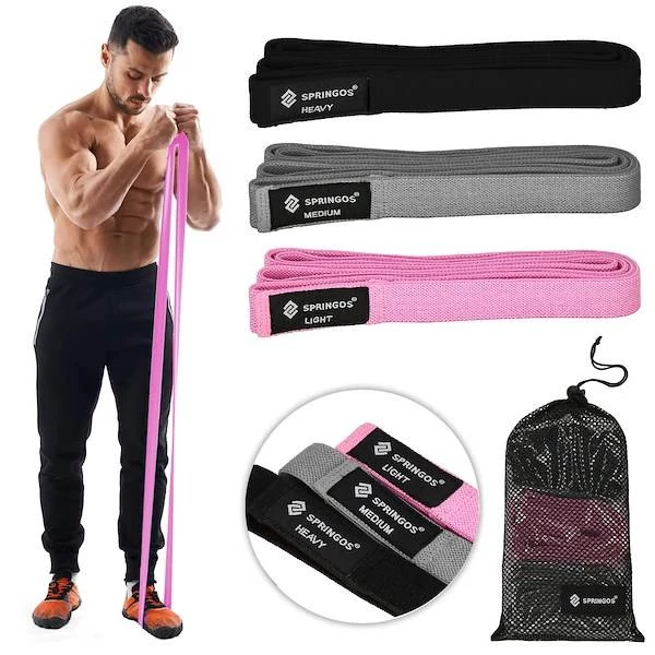 Komplet elastičnih fitnes trakov Springos - FA0138