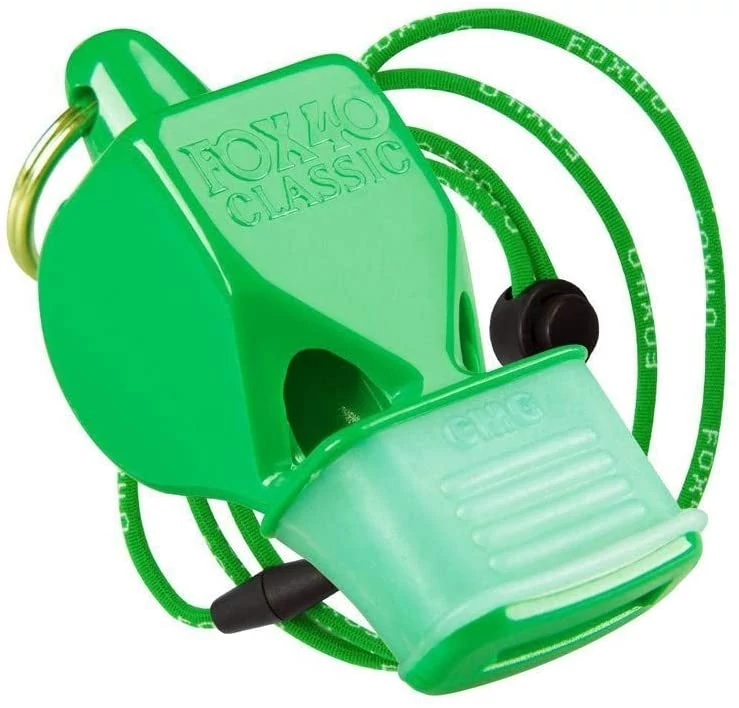 Piščal FOX 40 CMG II Green (z vrvico za piščal)