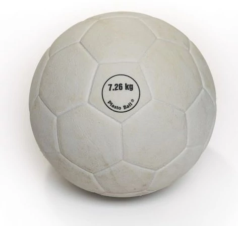 Žoga za metanje uteži, telovadnica - 7,26 kg PLASTO
