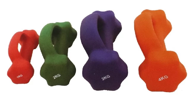 Ročna palica z ročajem 2x3 kg, neopren - SPARTAN