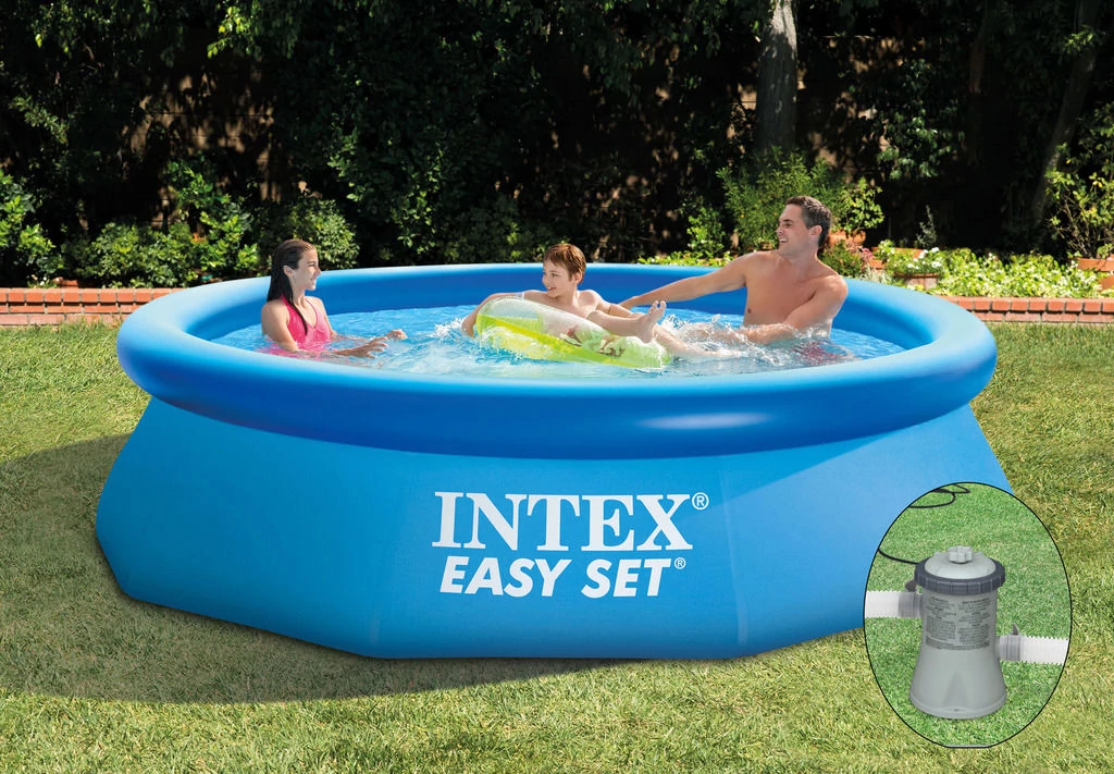 Komplet za bazen Intex Easy splash 305x76cm, z vrtiljakom - 28122